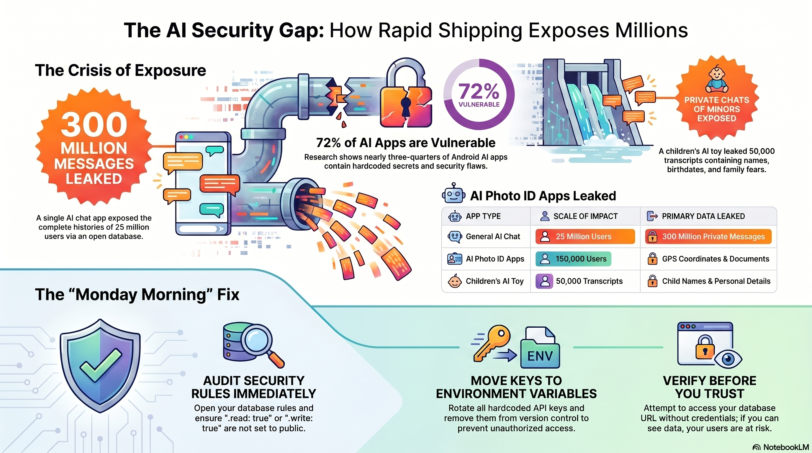 The AI Security Gap Infographic